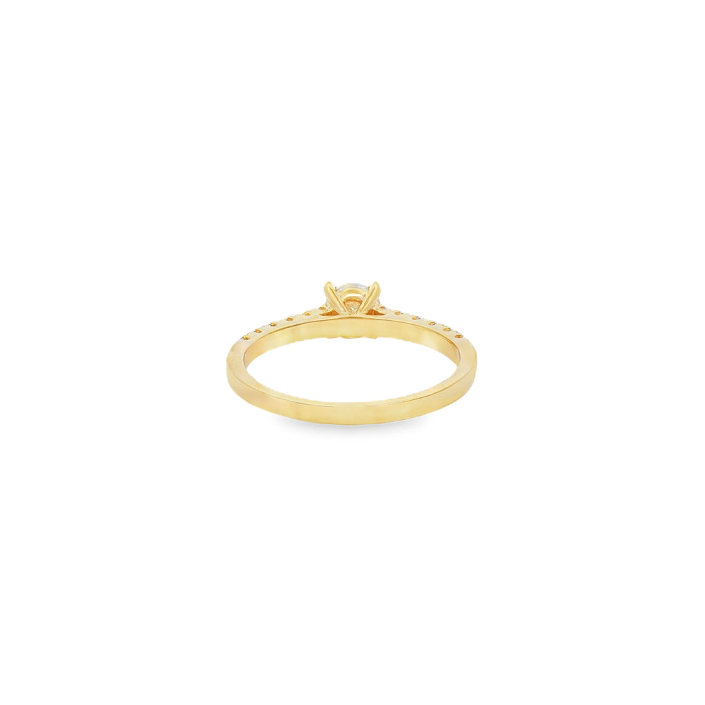 ANILLO SOLITARIO CON ZIRCÓN