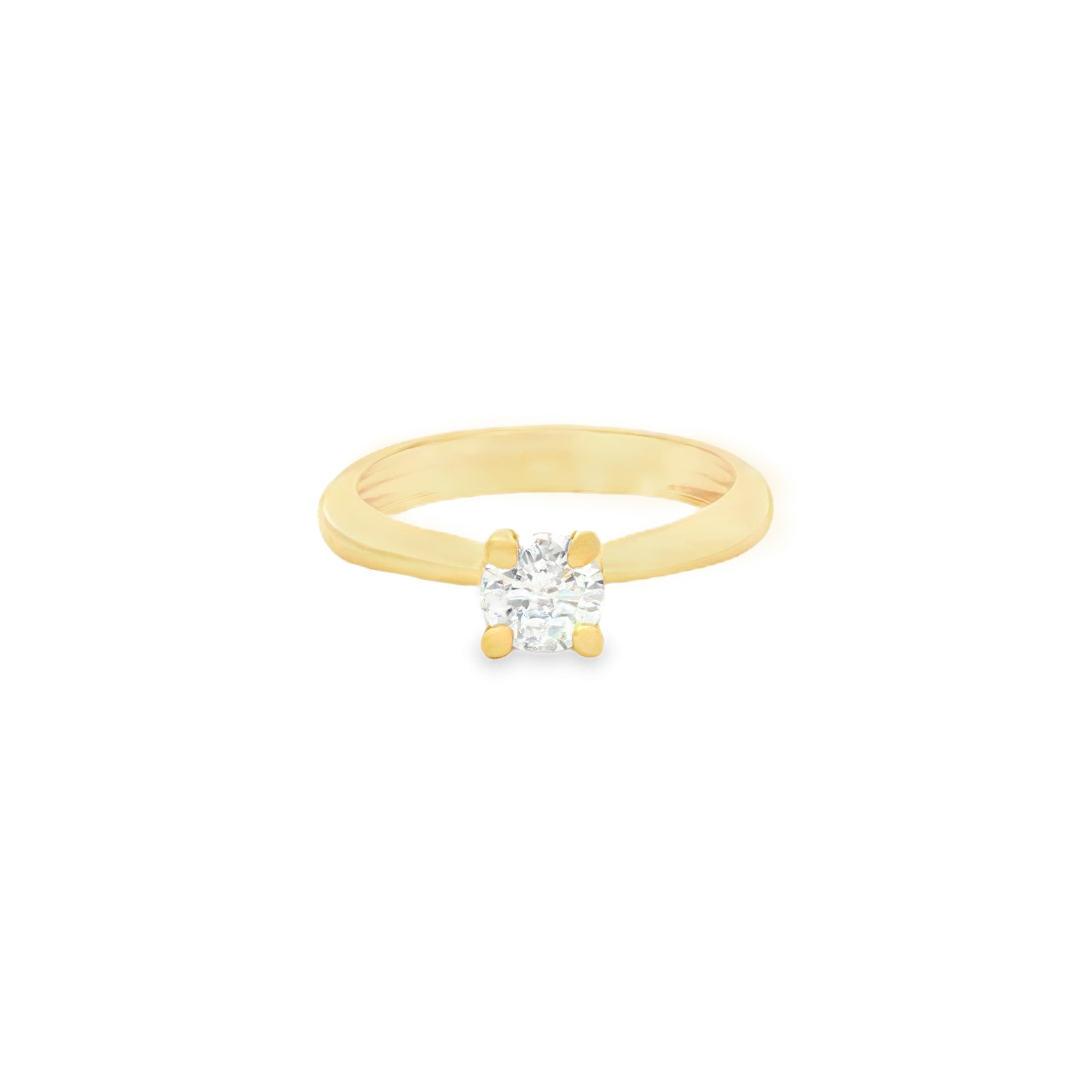 ANILLO SOLITARIO CON ZIRCÓN