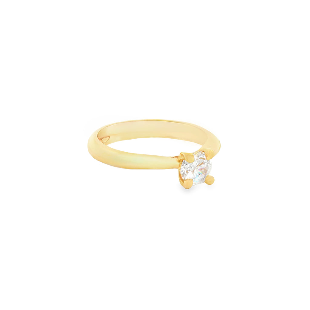 ANILLO SOLITARIO CON ZIRCÓN