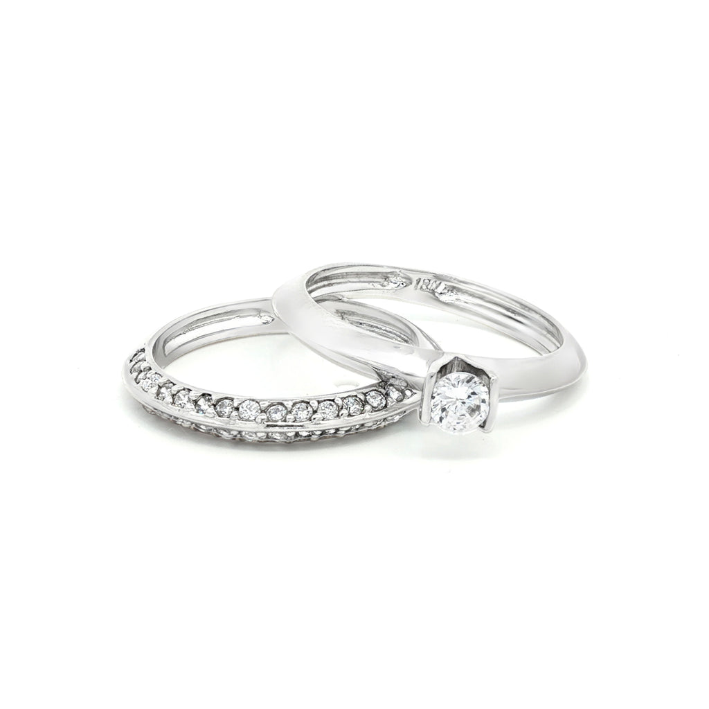 DUPLA ANILLO ZIRCONES VERTICE