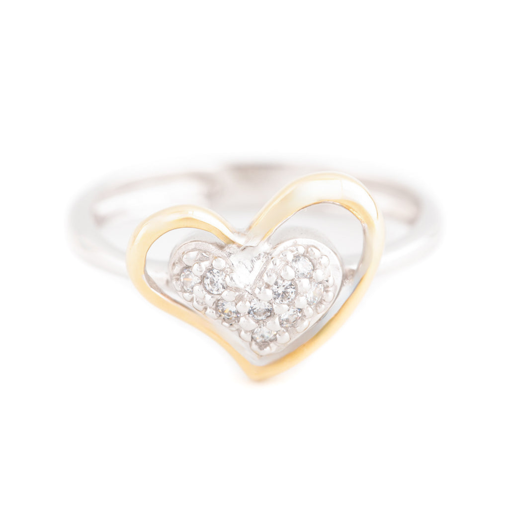 ANILLO SILUETA CORAZÓN