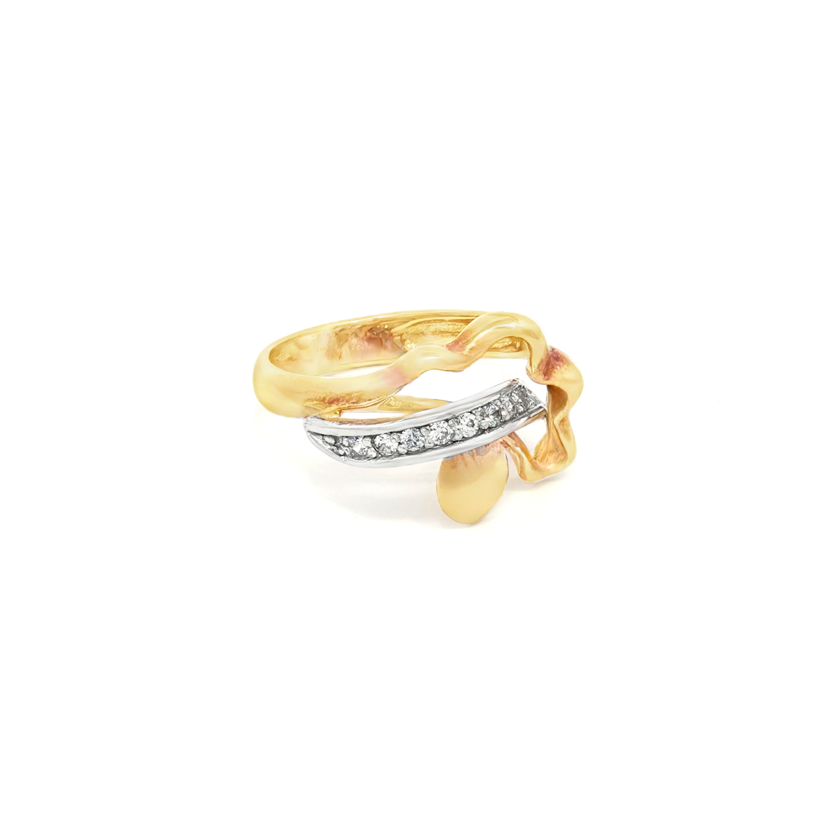 ANILLO FLOR CON ZIRCONES