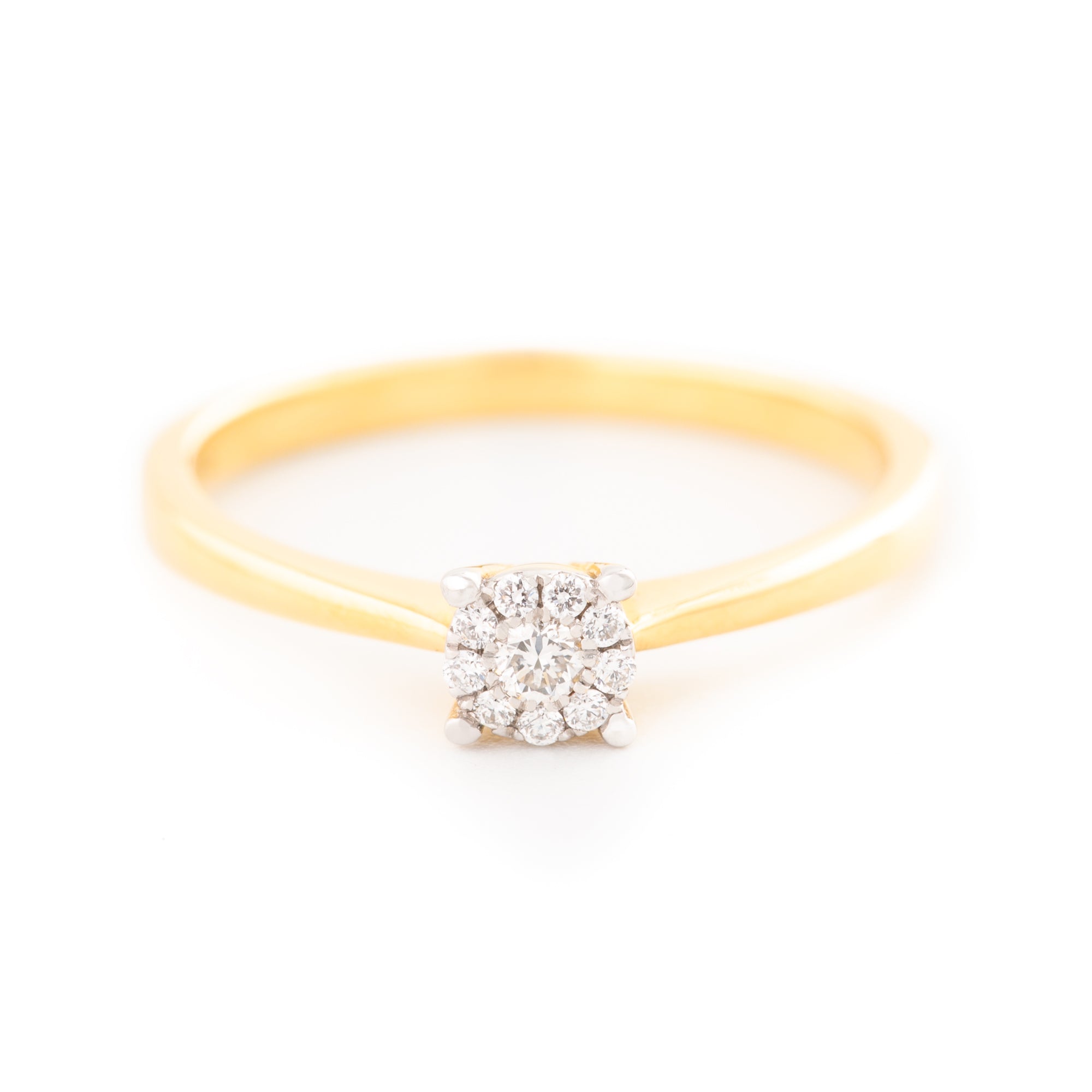 ANILLO FLOR CON DIAMANTES