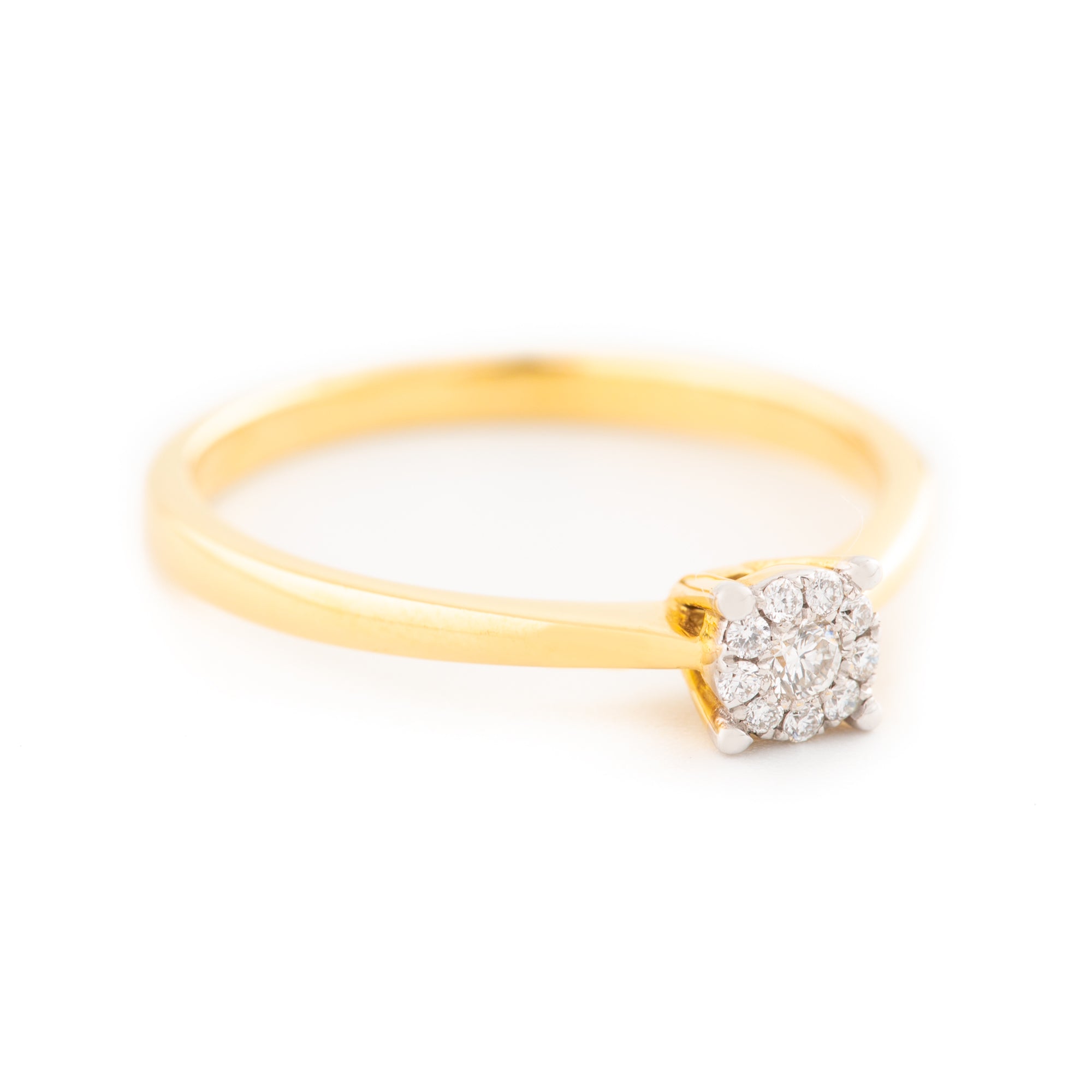 ANILLO FLOR CON DIAMANTES