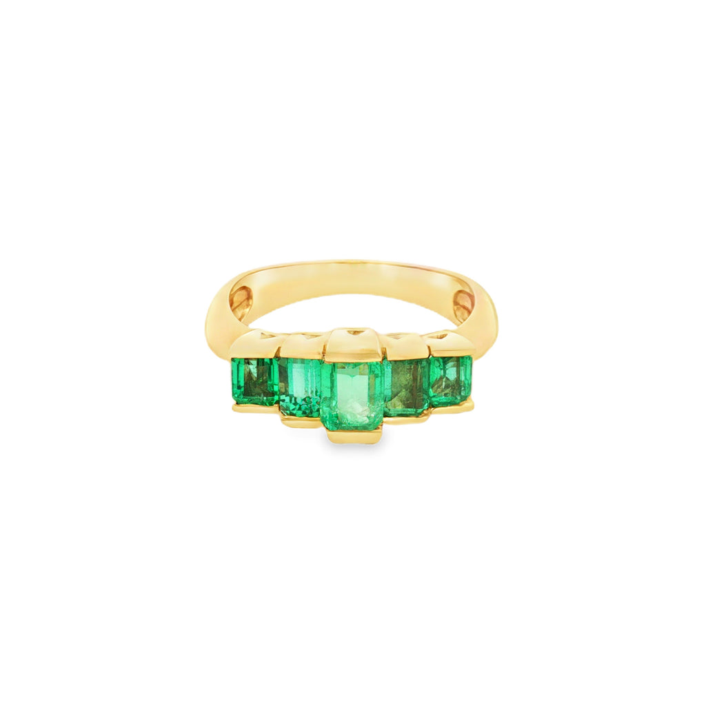 ANILLO ESCALERA ESMERALDAS