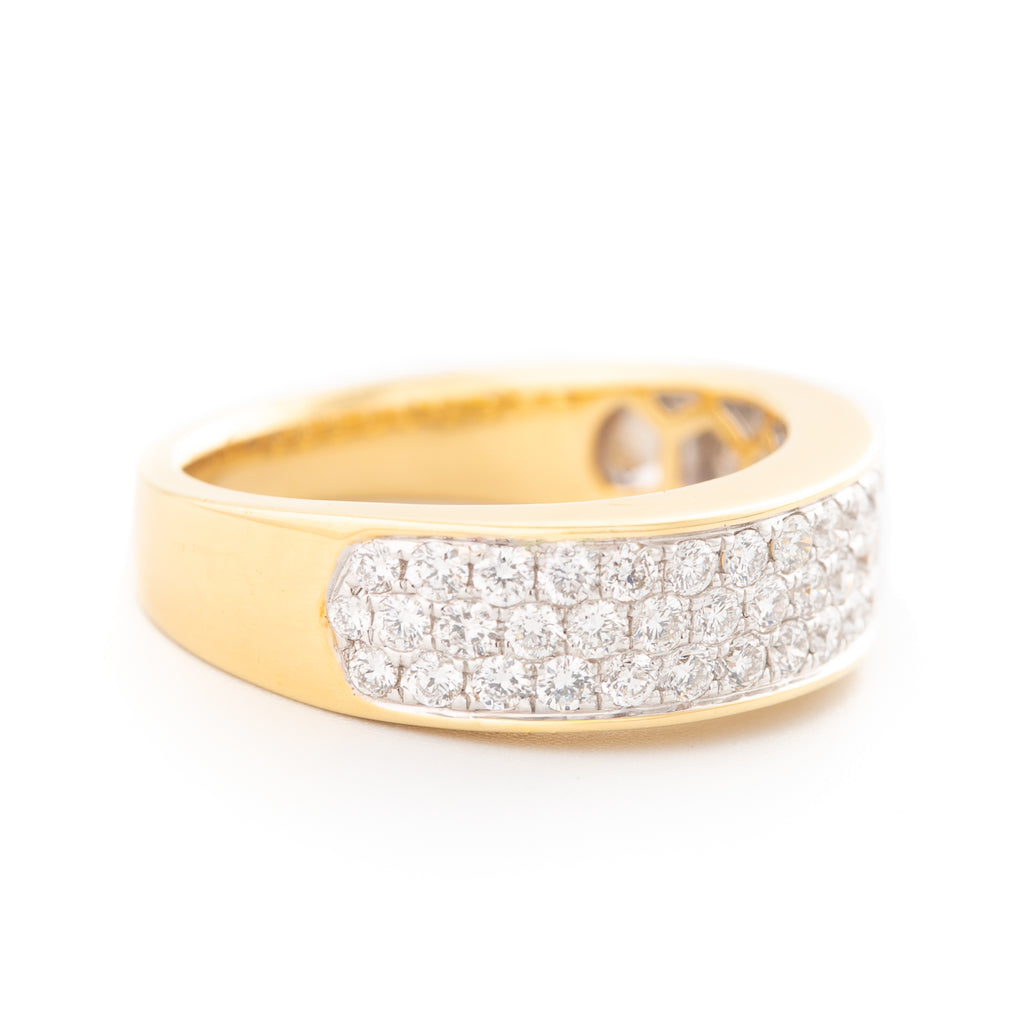 ANILLO CON DIAMANTES PAVÉ
