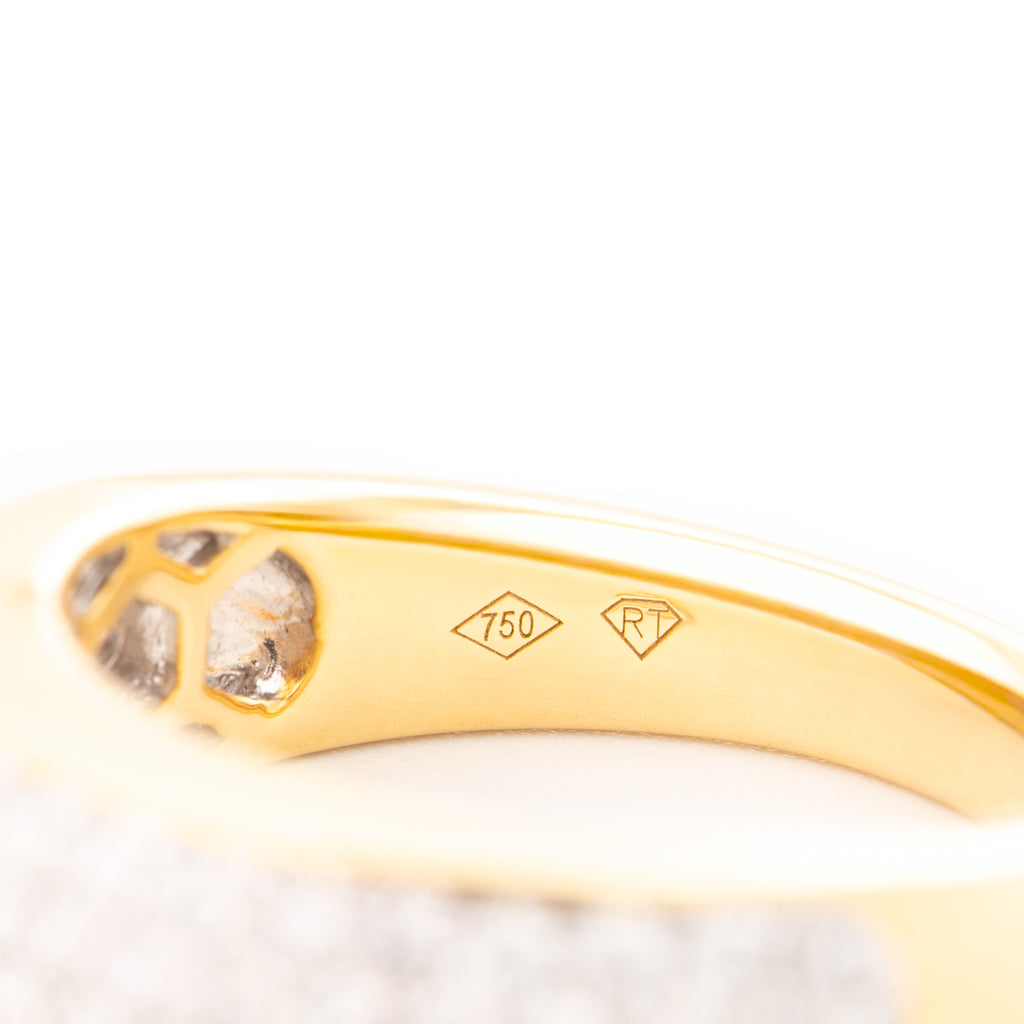 ANILLO CON DIAMANTES PAVÉ