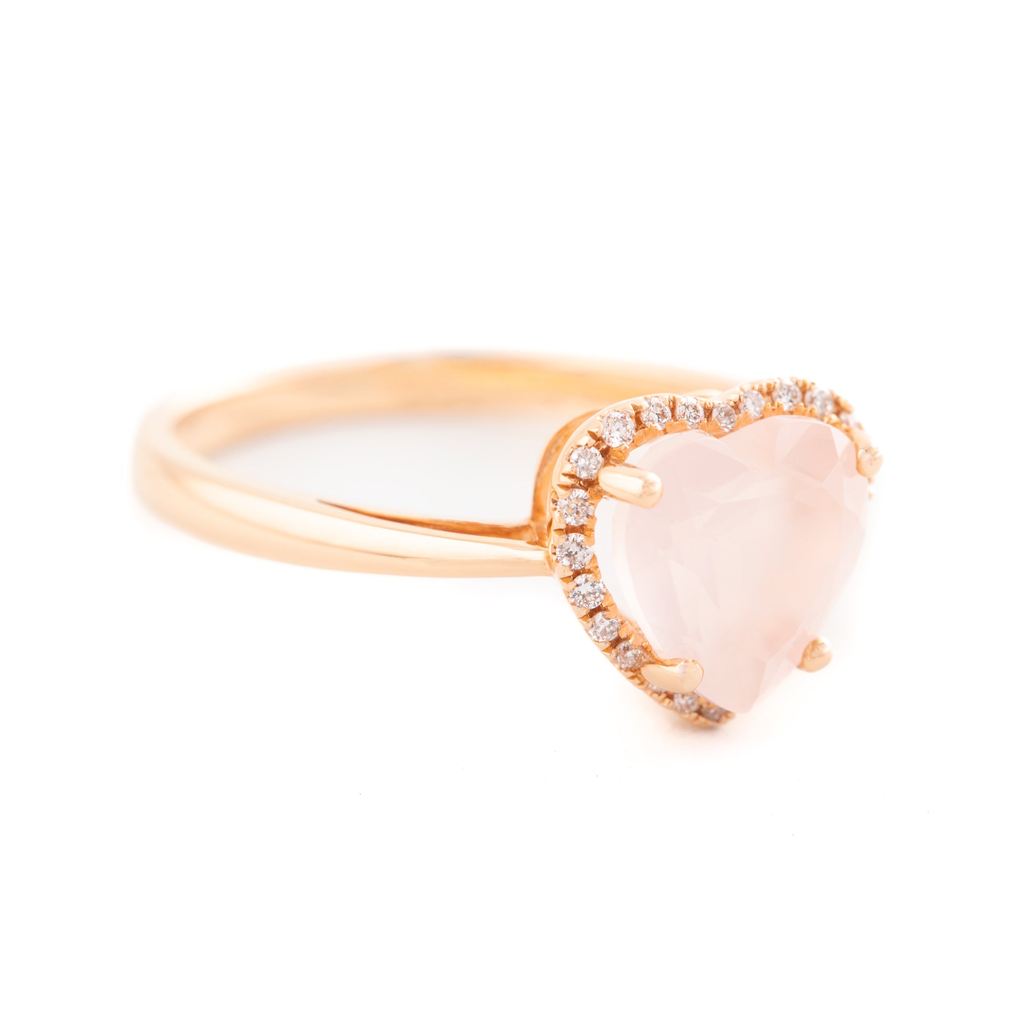 ANILLO CORAZÓN QUARZO