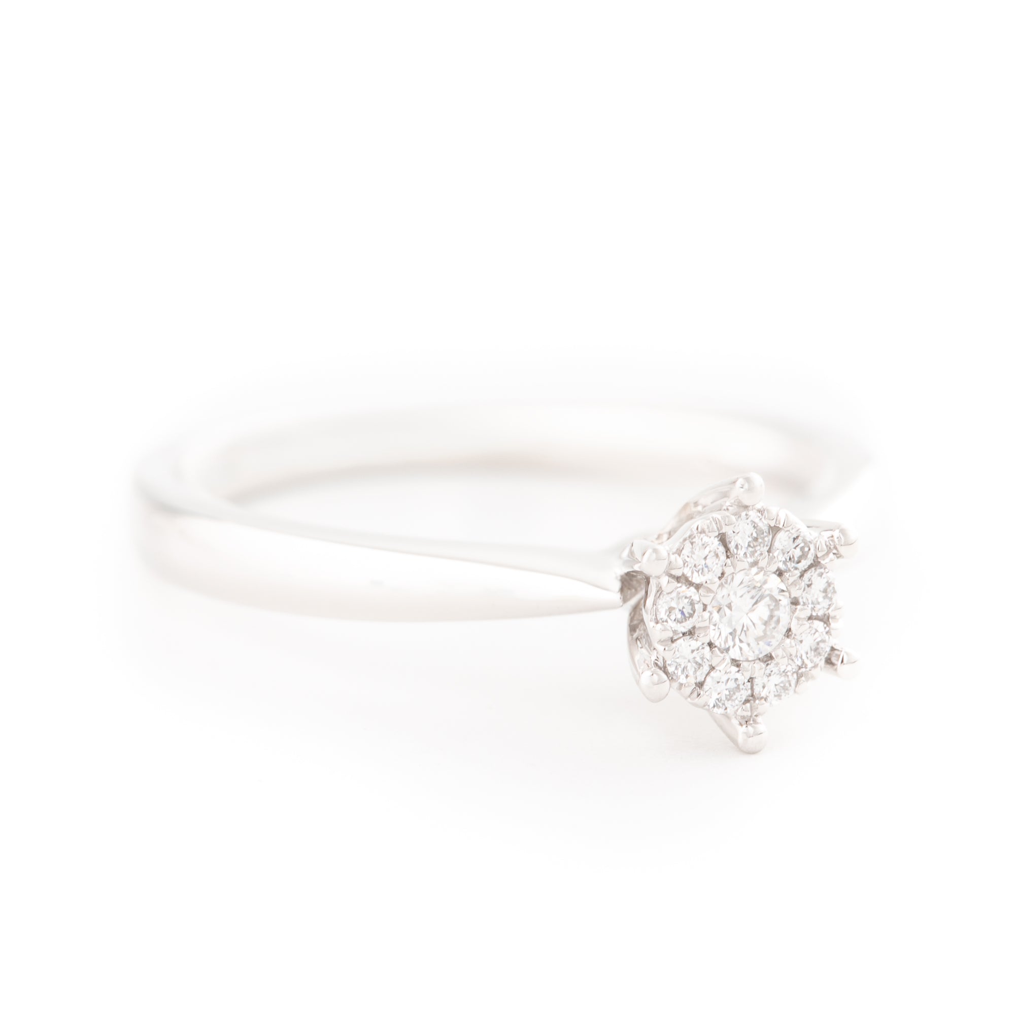 ANILLO FLOR CON DIAMANTES