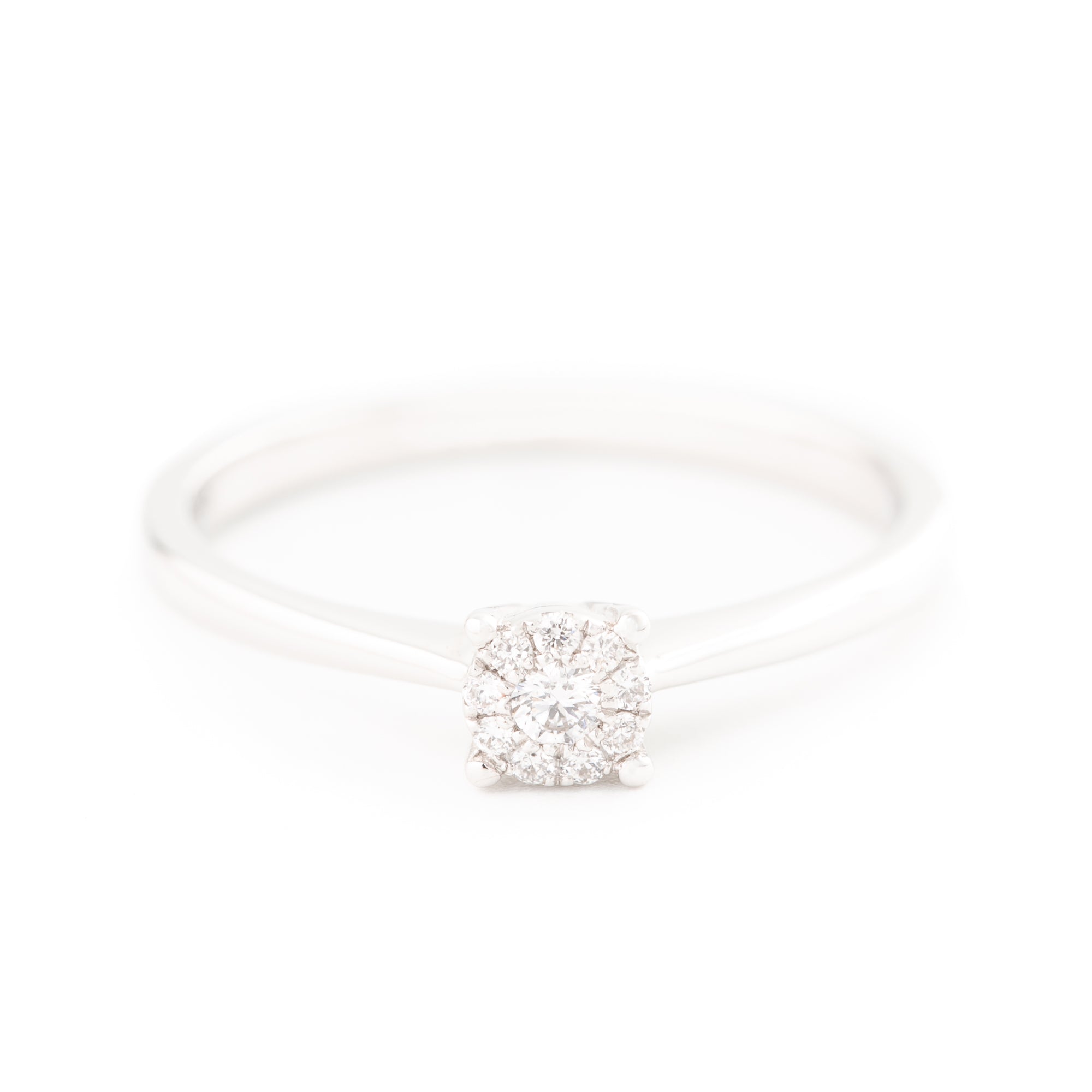 ANILLO FLOR CON DIAMANTES