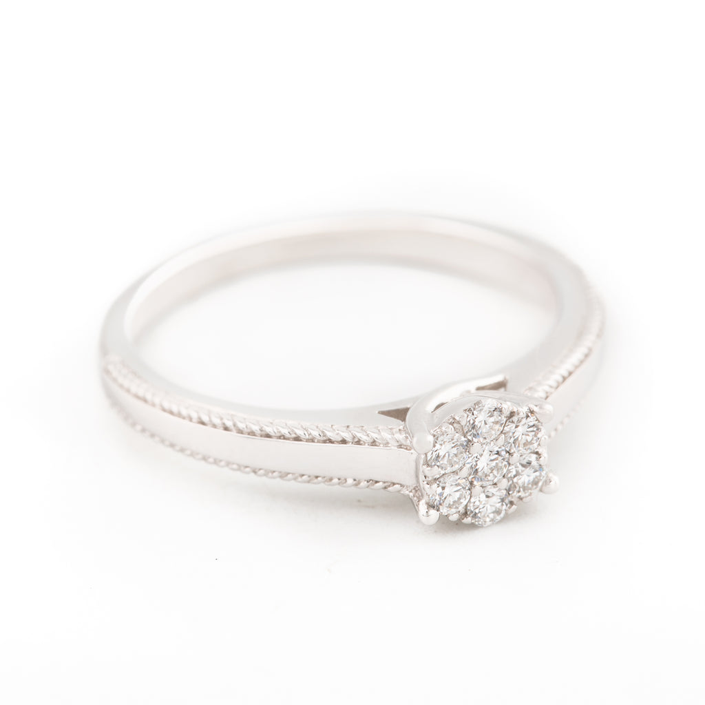 ANILLO SOLITARIO CON DIAMANTE