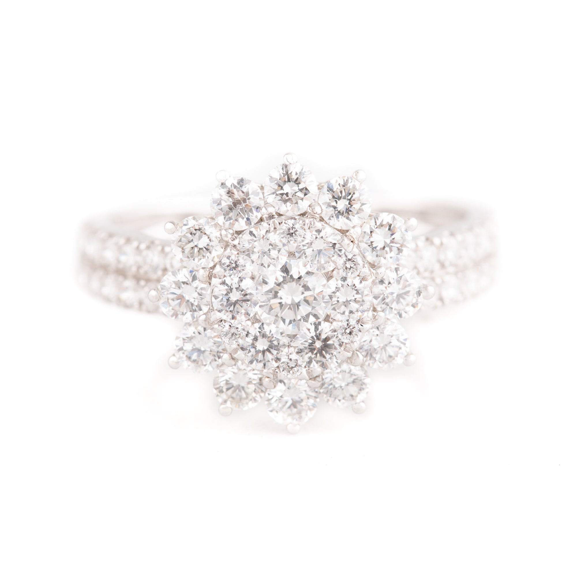 ANILLO FLOR DIAMANTES