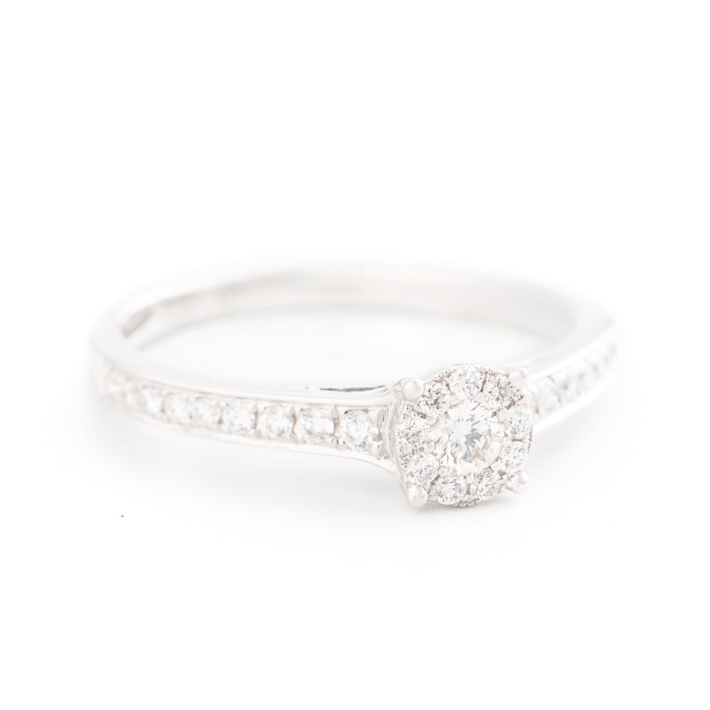 ANILLO FLOR CON DIAMANTES