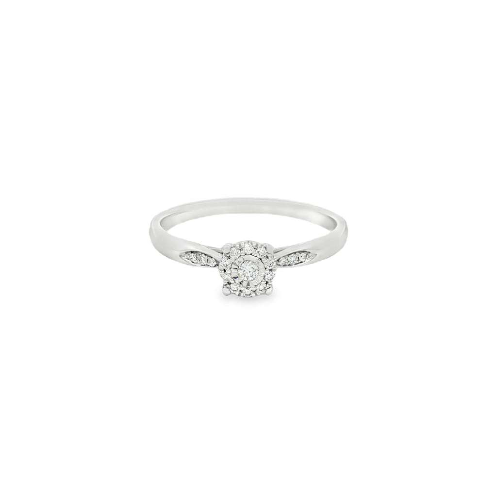 ANILLO FLOR DE DIAMANTES