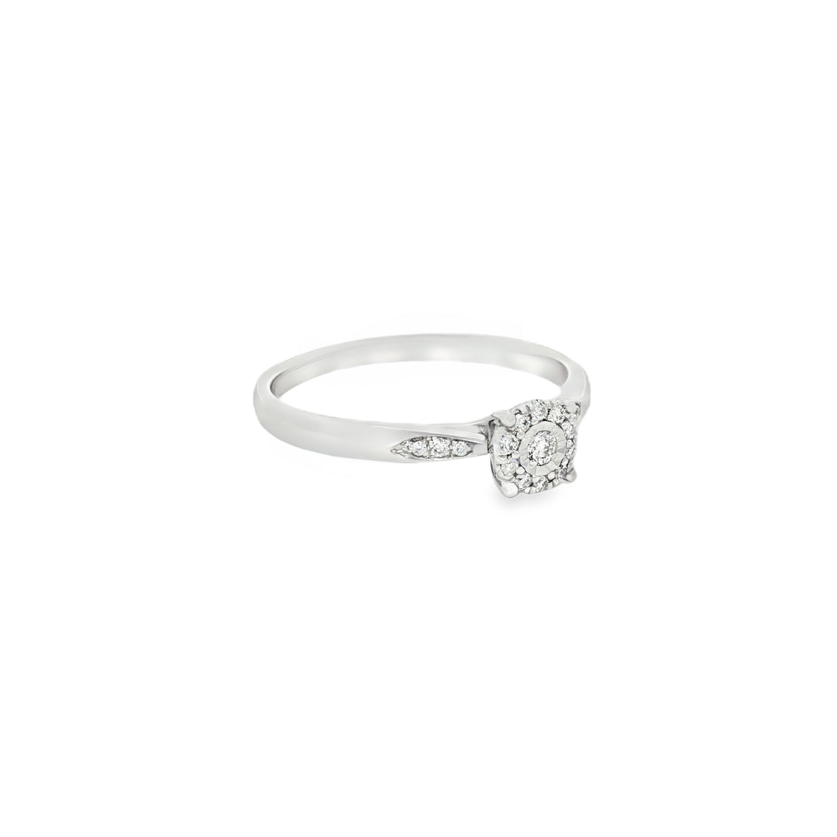 ANILLO FLOR DE DIAMANTES