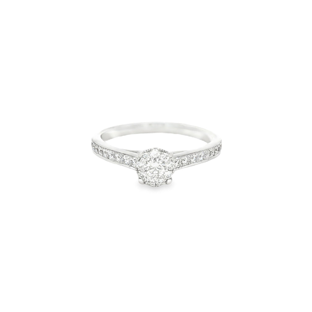 ANILLO CLUSTER CON DIAMANTES