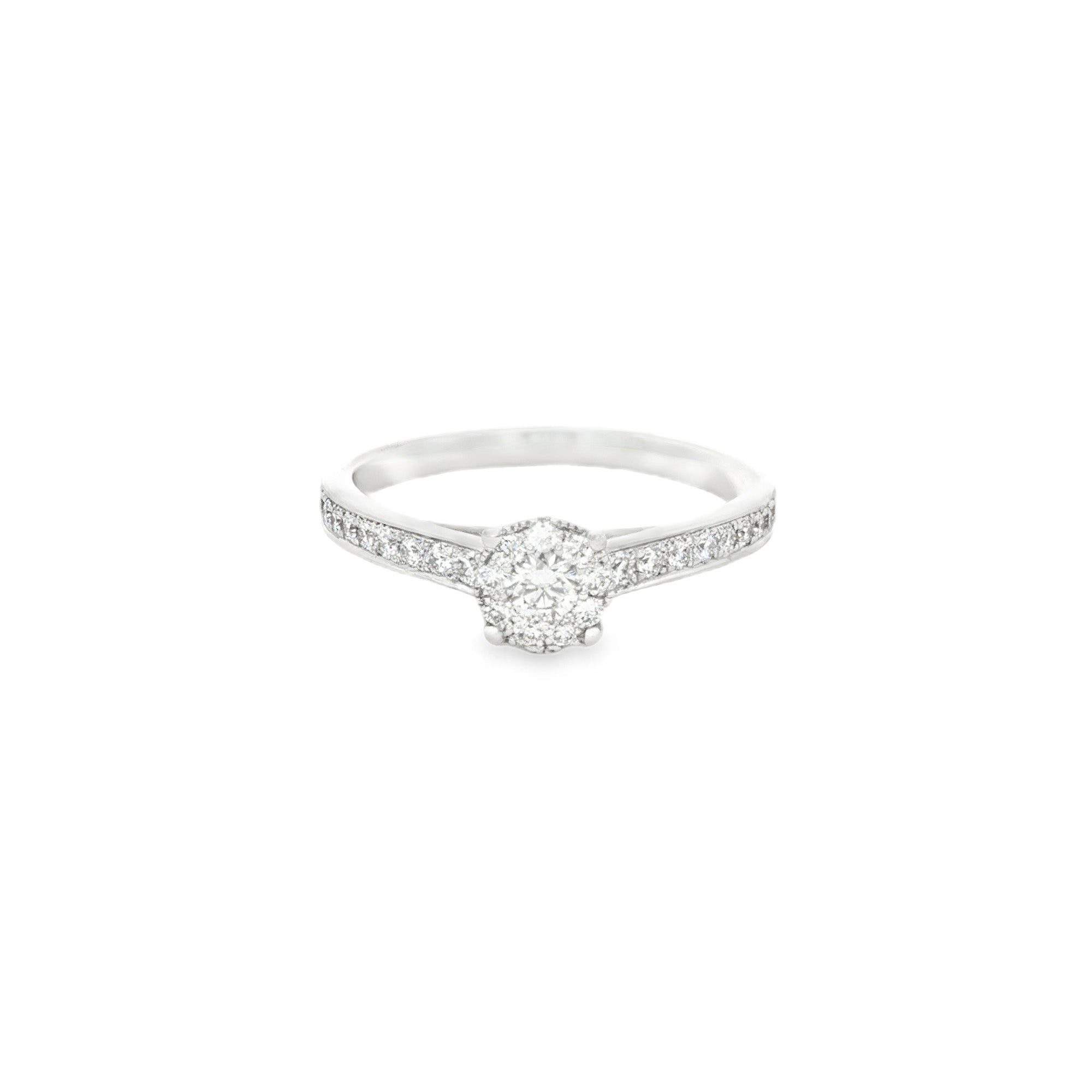 ANILLO CLUSTER CON DIAMANTES
