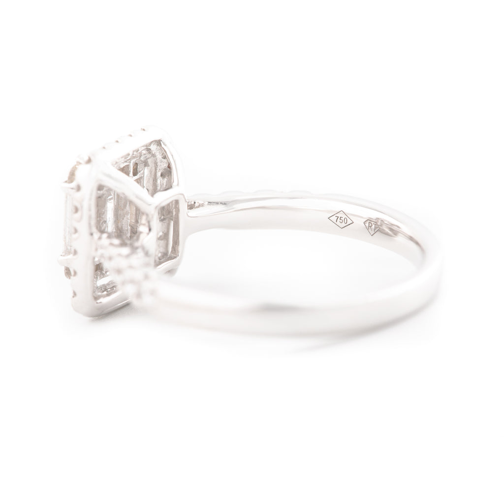 ANILLO CLUSTER CON DIAMANTES