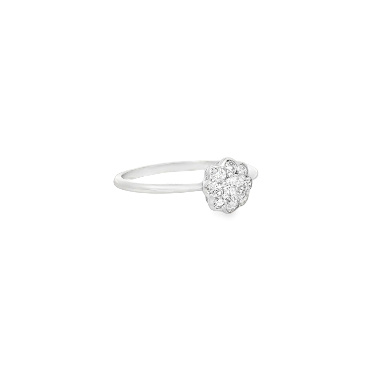 ANILLO FLOR DE DIAMANTES