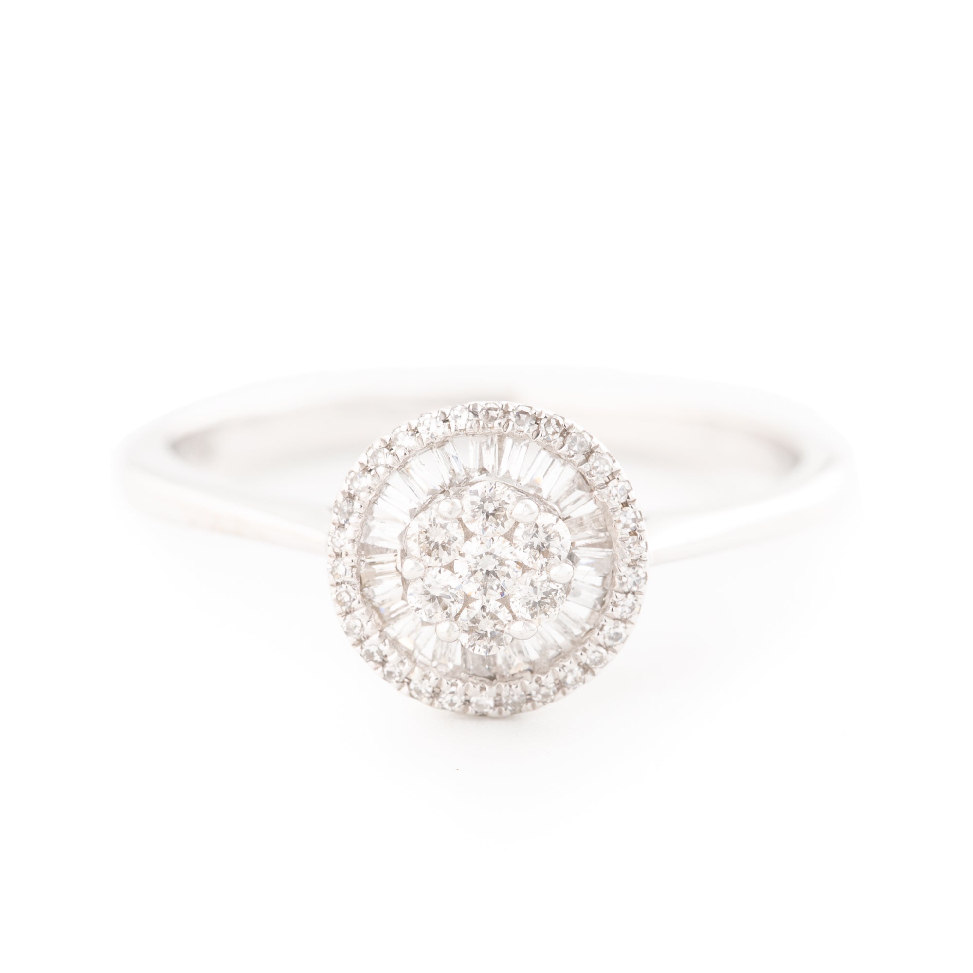 ANILLO FLOR CON DIAMANTES