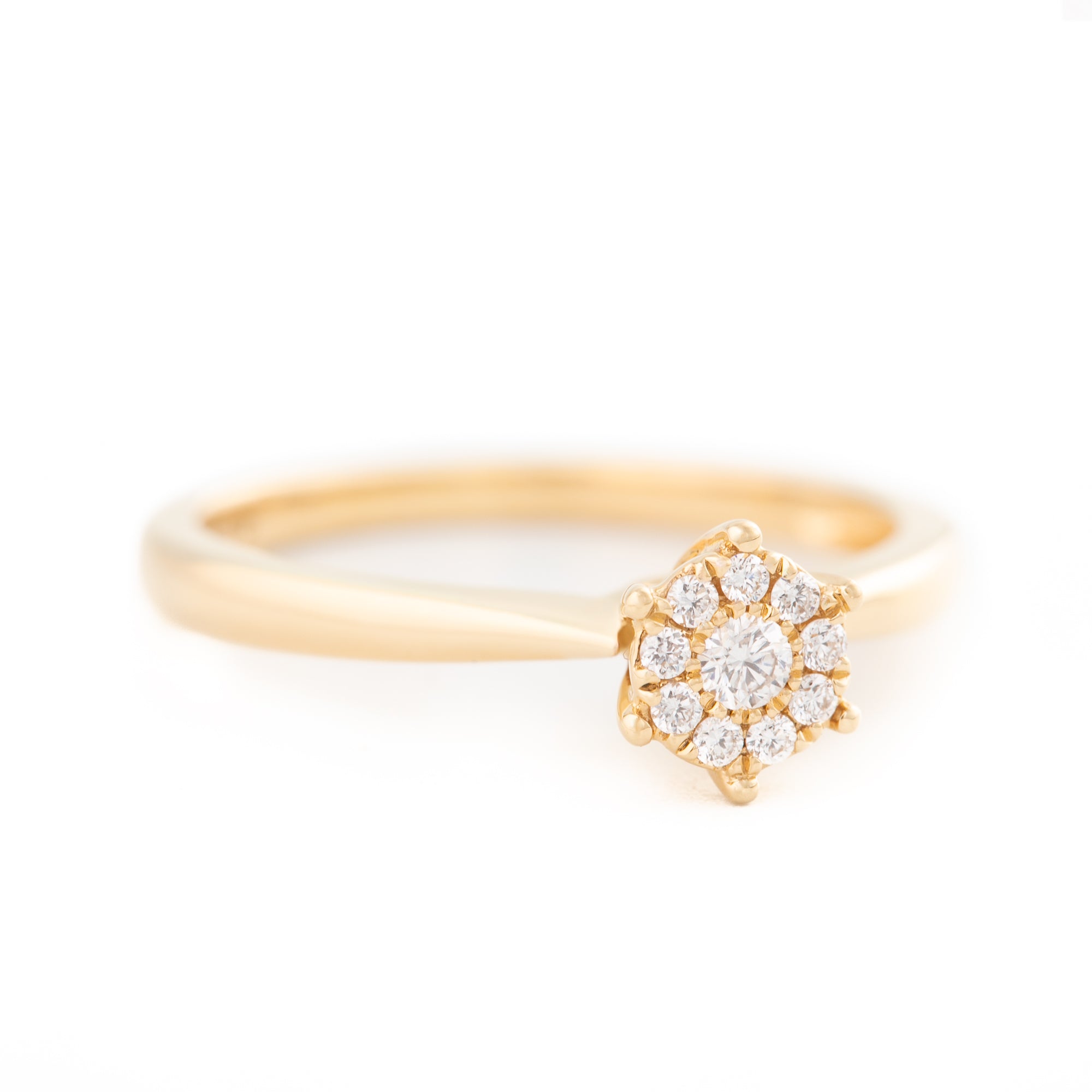 ANILLO FLOR CON DIAMANTES