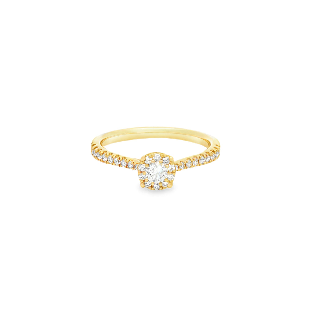 ANILLO CLUSTER CON DIAMANTES