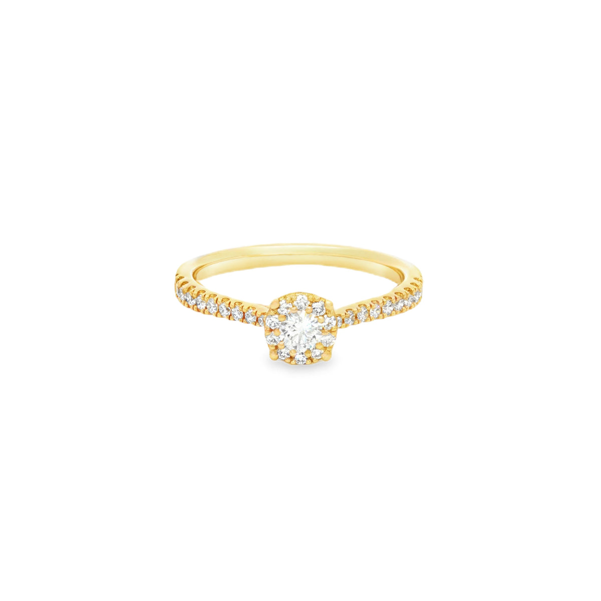 ANILLO CLUSTER CON DIAMANTES