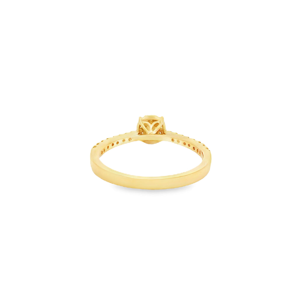 ANILLO CLUSTER CON DIAMANTES