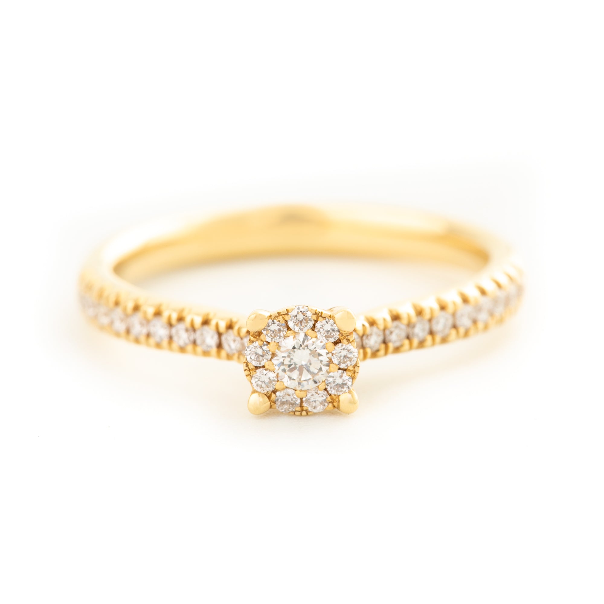 ANILLO FLOR CON DIAMANTES