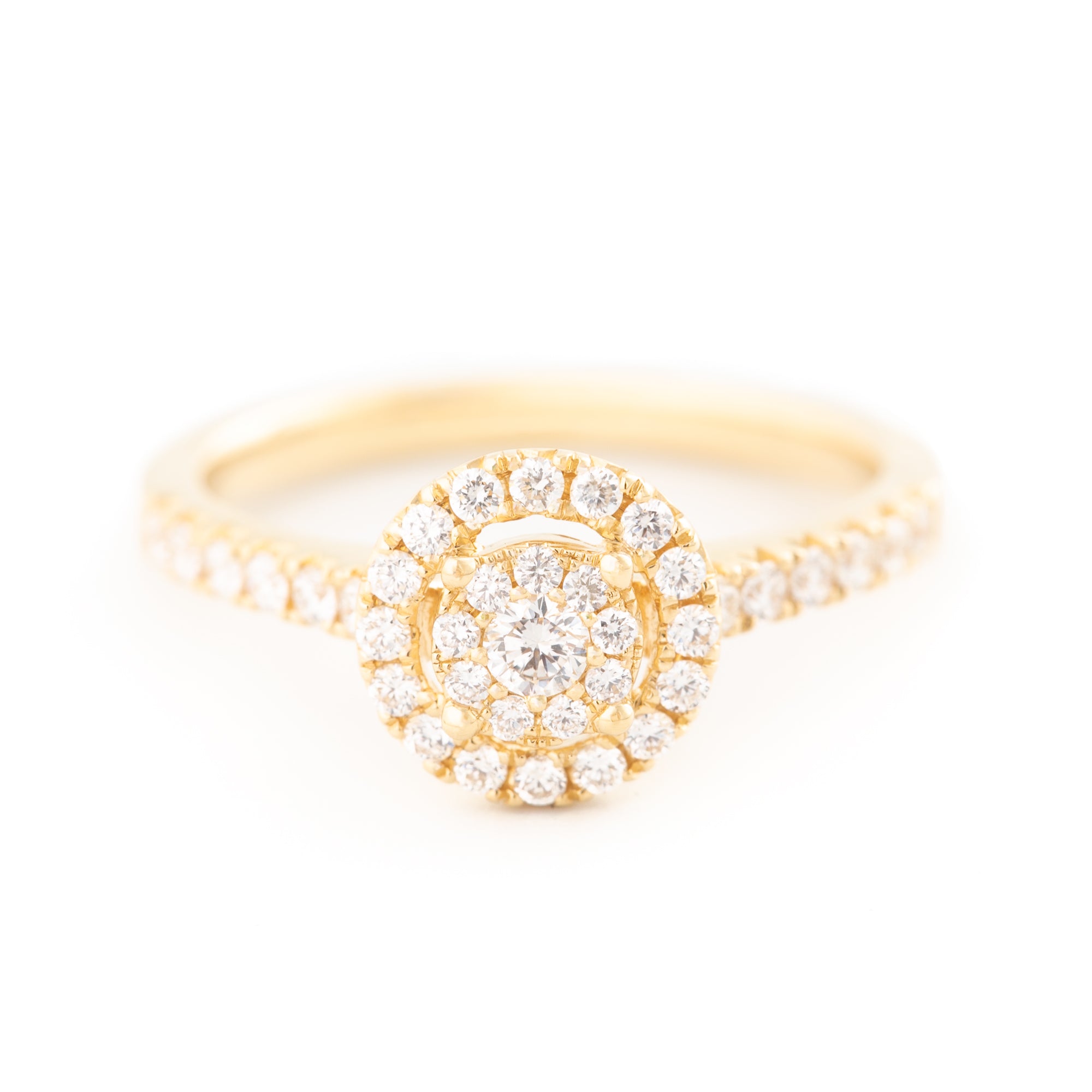 ANILLO FLOR CON DIAMANTES