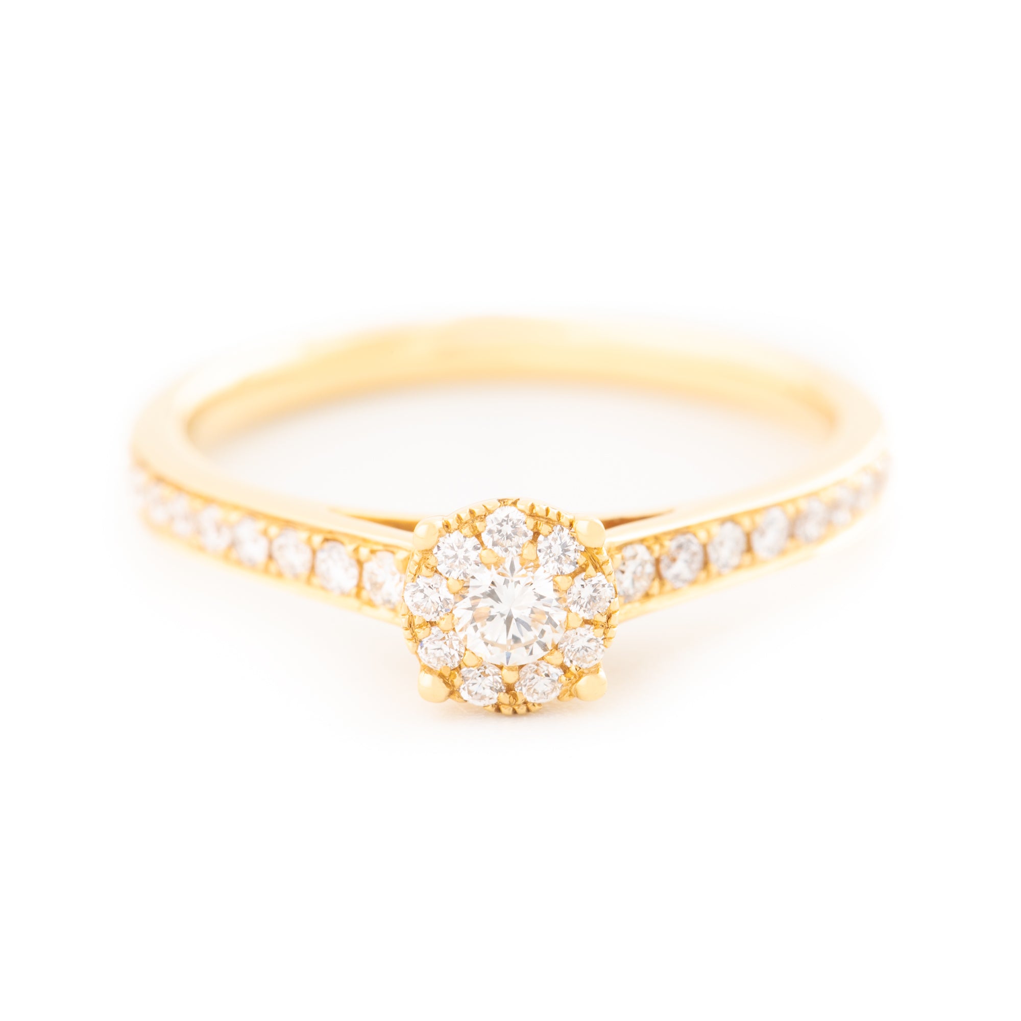 ANILLO FLOR CON DIAMANTES