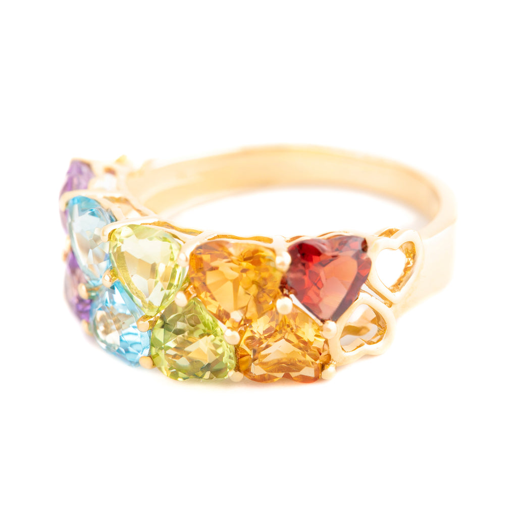 ANILLO CORAZONES MIXTOS