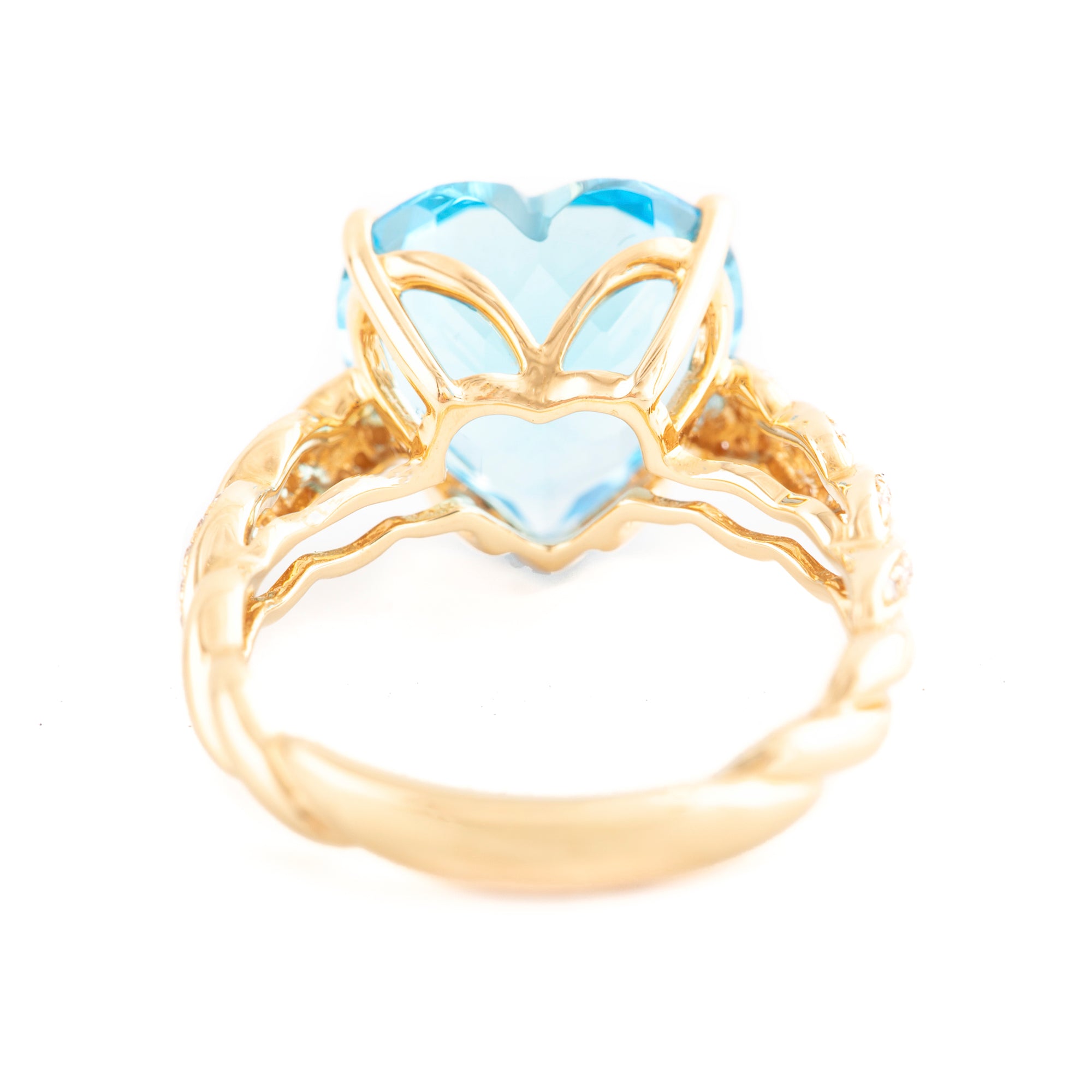 ANILLO TOPACIO CORAZÓN