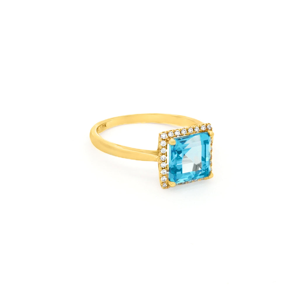 ANILLO TOPACIO CON DIAMANTES