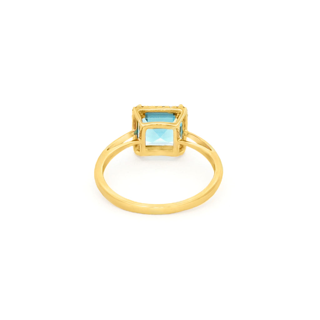 ANILLO TOPACIO CON DIAMANTES