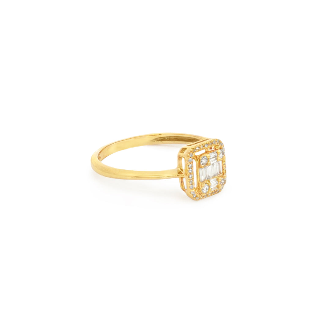 ANILLO CLÚSTER CON DIAMANTES