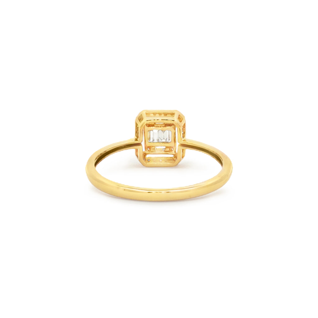 ANILLO CLÚSTER CON DIAMANTES