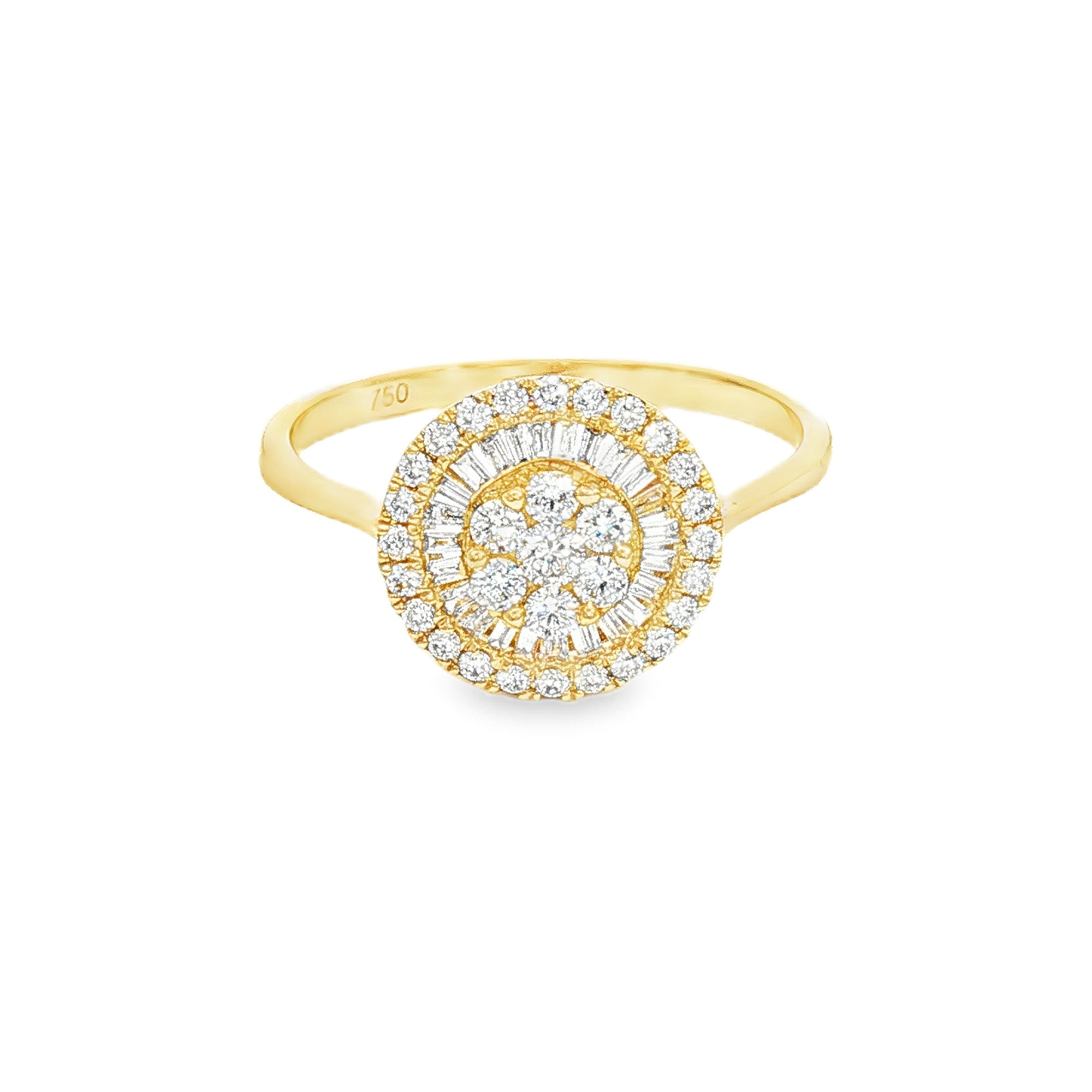 ANILLO FLOR CON DIAMANTES