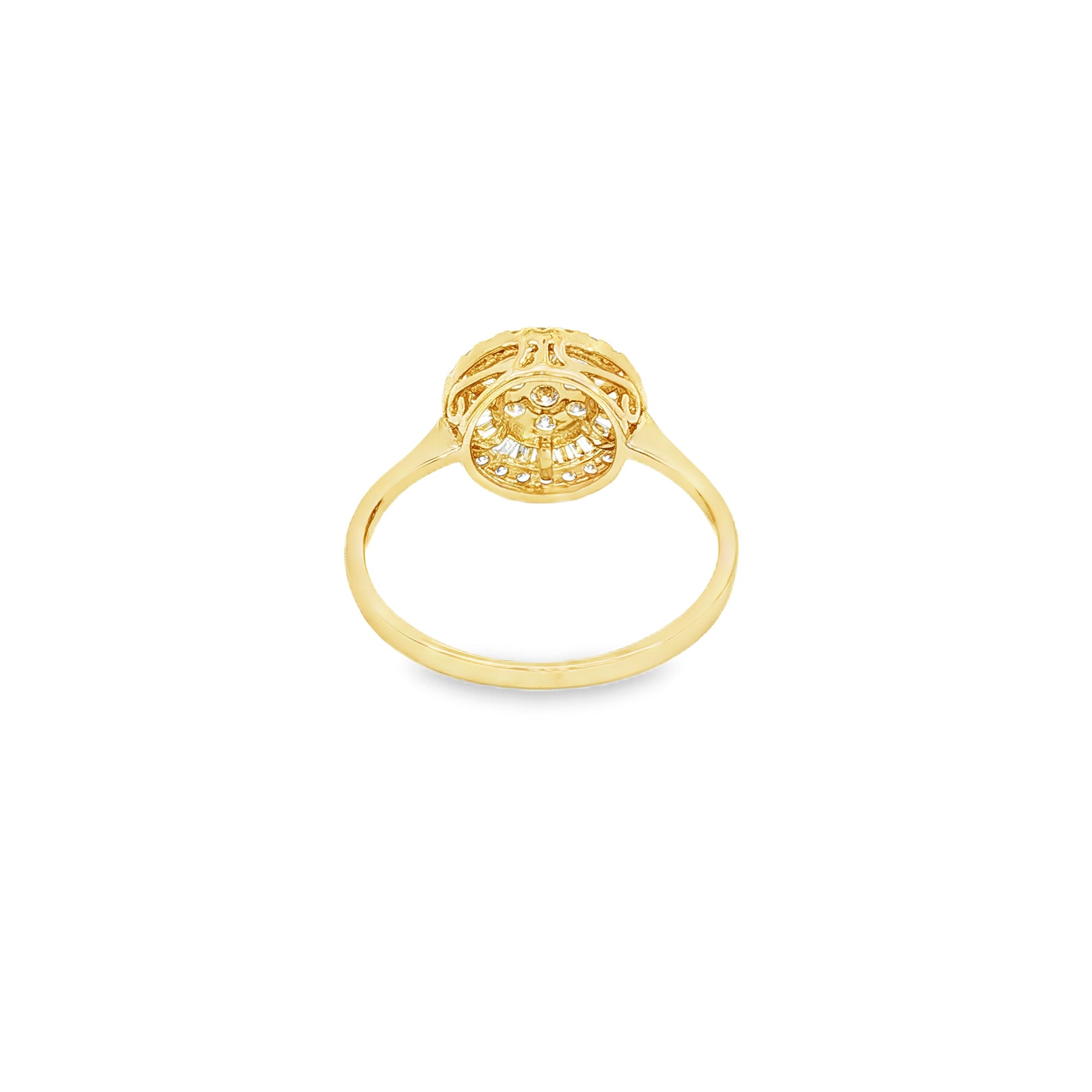 ANILLO FLOR CON DIAMANTES