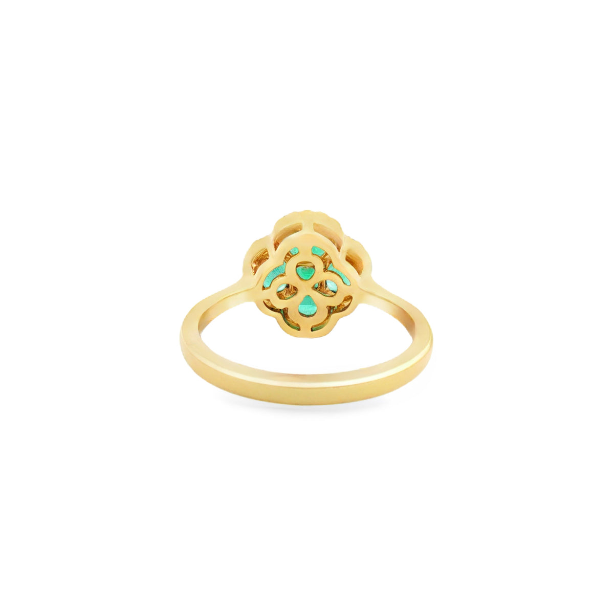 ANILLO VAN CLEEF DE ESMERALDAS Y DIAMANTES