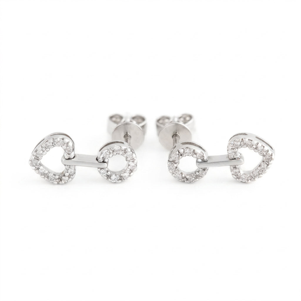 ARETES LARGOS CORAZÓN