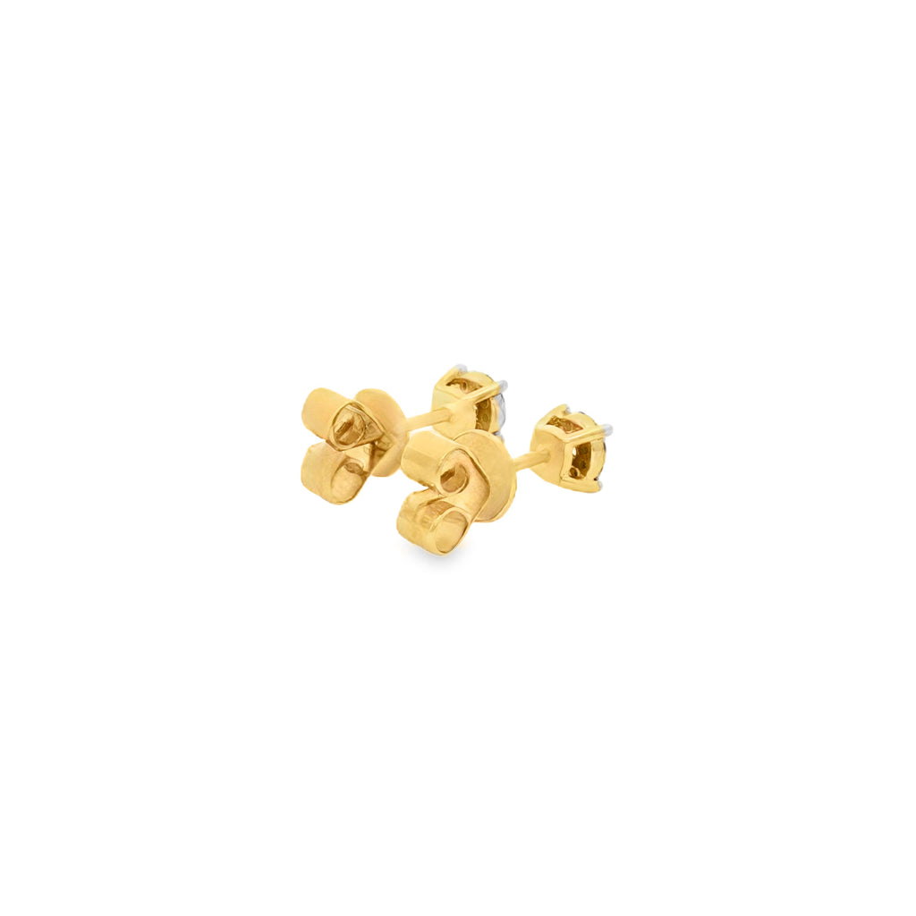 ARETES FLOR DE DIAMANTES