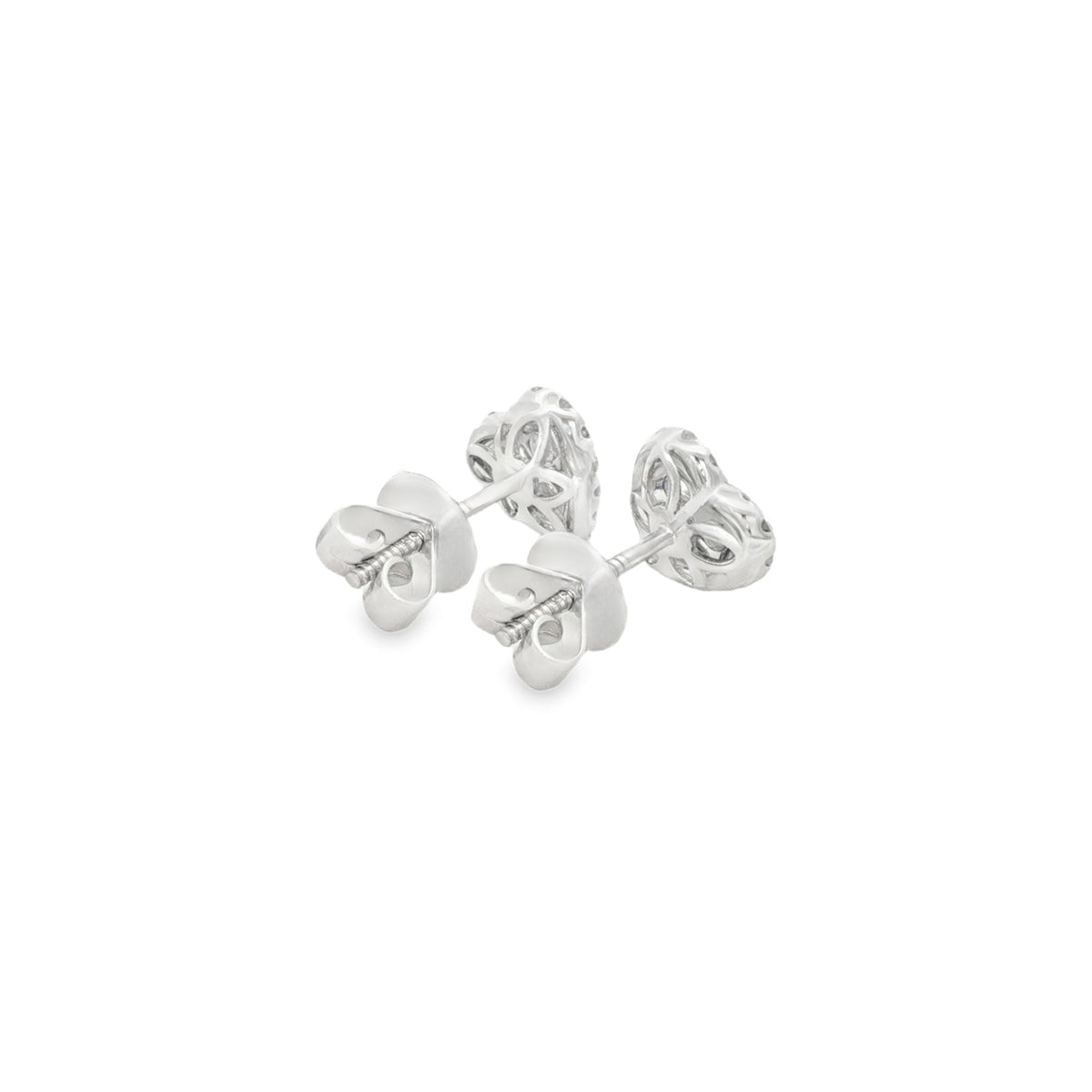 ARETES CORAZÓN CON DIAMANTES