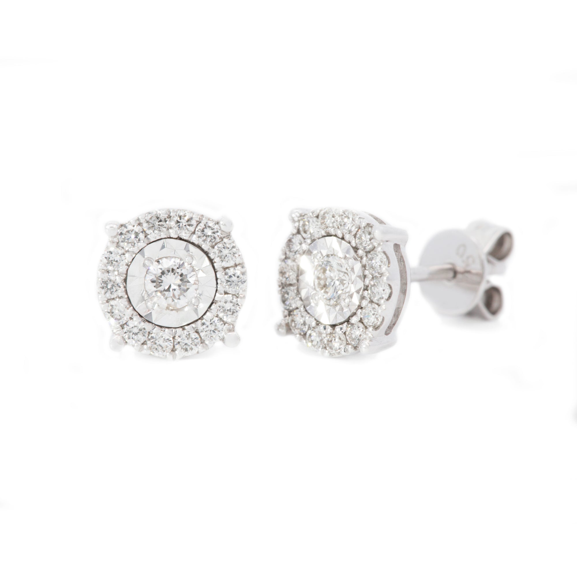ARETES REDONDOS DIAMANTES