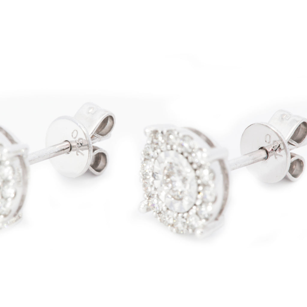 ARETES REDONDOS DIAMANTES