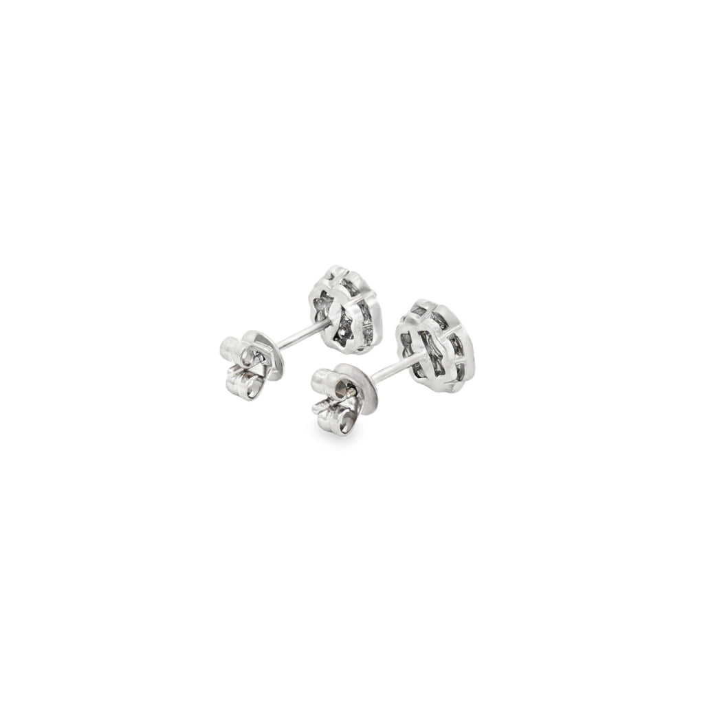 ARETES FLOR DE DIAMANTES