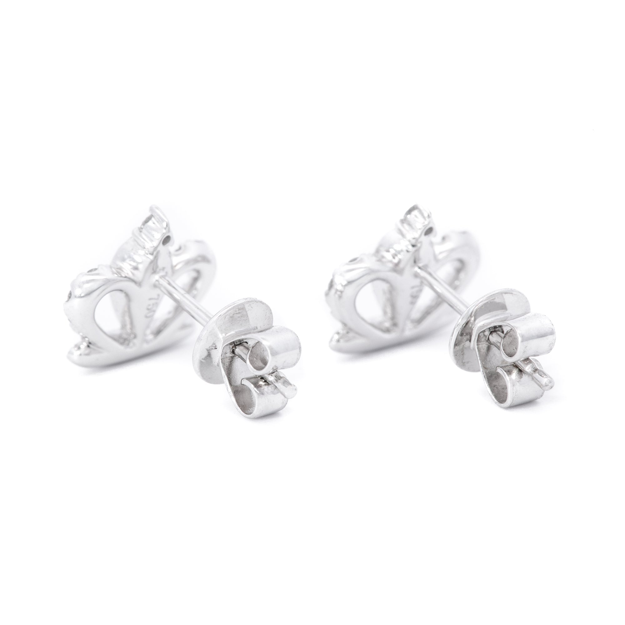 ARETES CORONA DIAMANTES