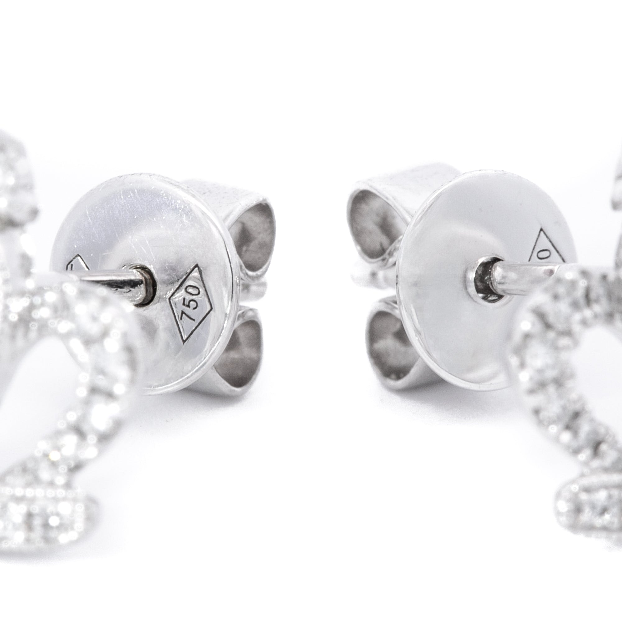ARETES CORONA DIAMANTES