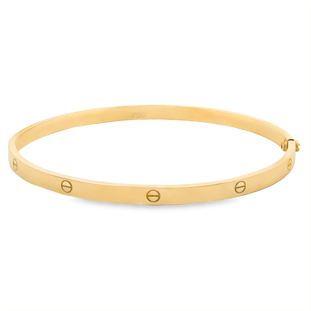 PULSERA ARO CARTIER OVAL PLANO