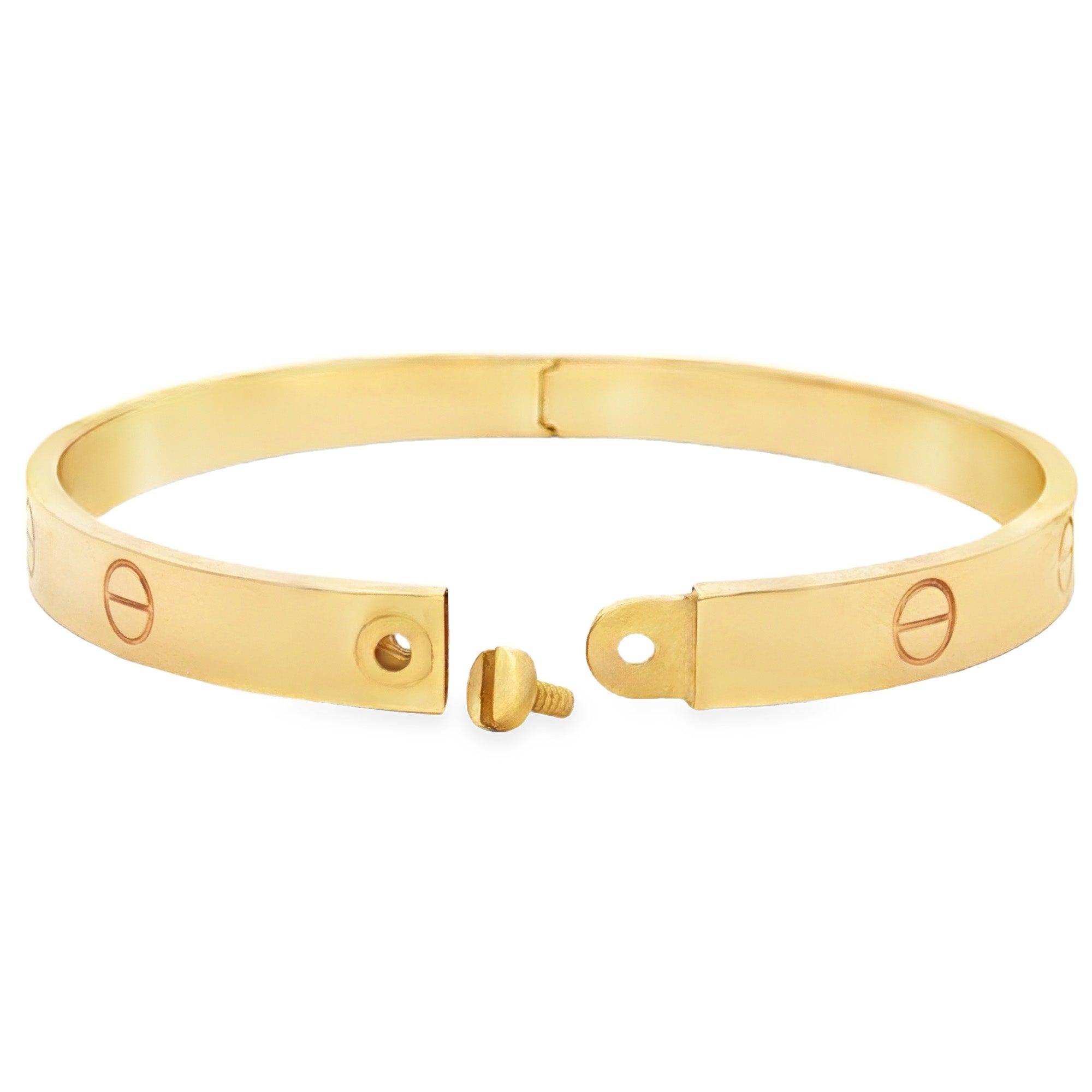 PULSERA ARO CARTIER PLANO 6MM